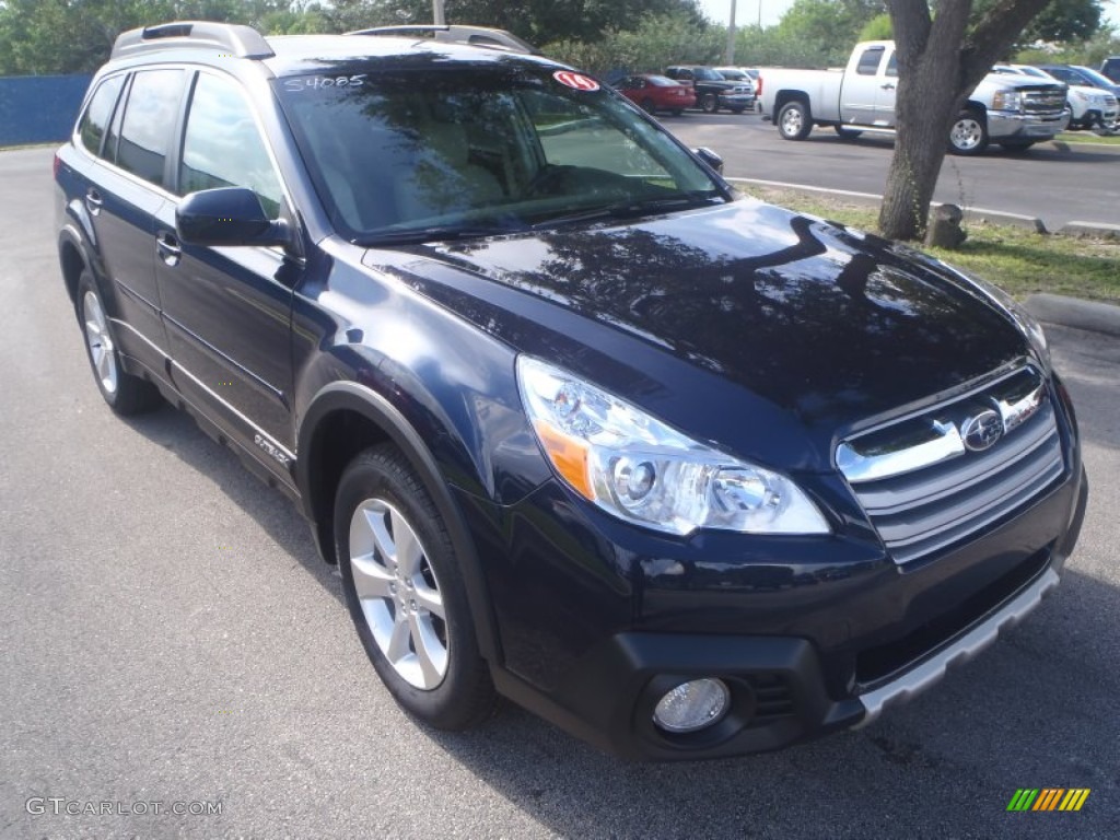 2014 Outback 2.5i Limited - Deep Indigo Pearl / Ivory photo #1