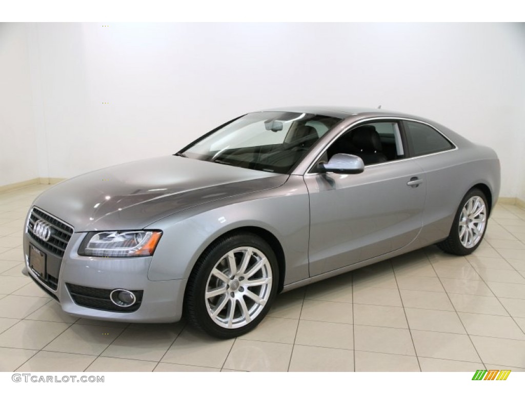 Quartz Grey Metallic 2011 Audi A5 2.0T quattro Coupe Exterior Photo #85855018