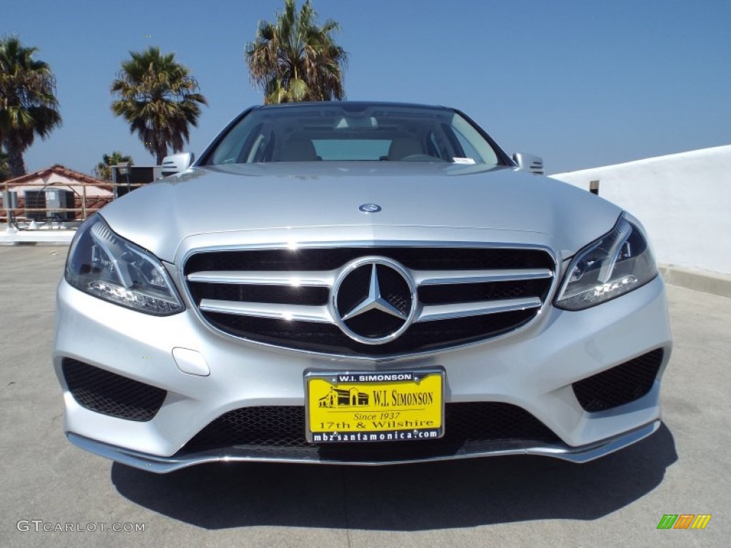 2014 E 350 Sport Sedan - Iridium Silver Metallic / Gray/Dark Gray photo #2