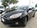 2014 Tuxedo Black Ford Focus SE Hatchback  photo #1