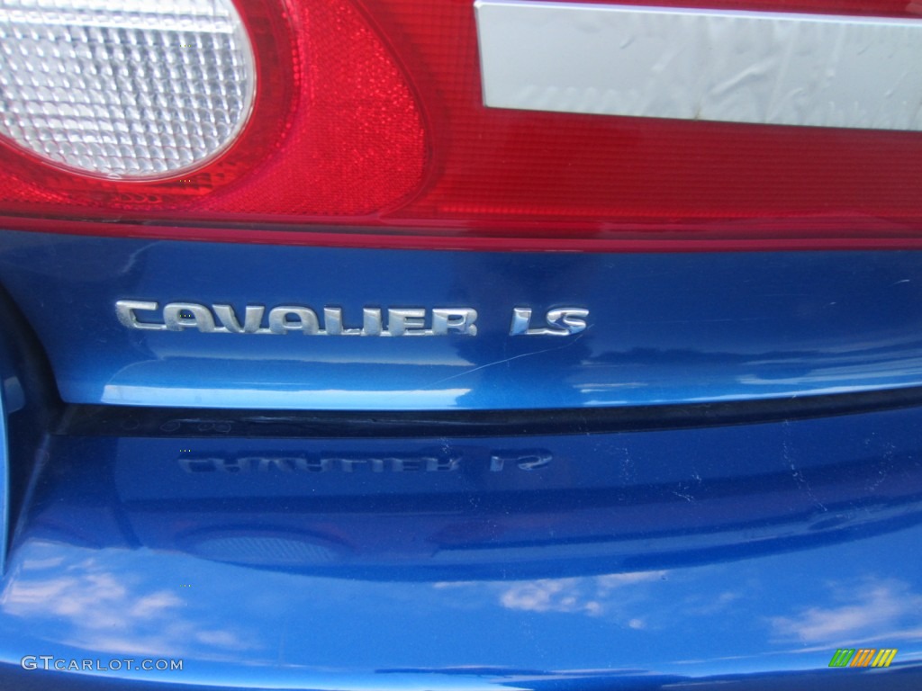 2003 Cavalier LS Sport Coupe - Arrival Blue Metallic / Graphite Gray photo #5