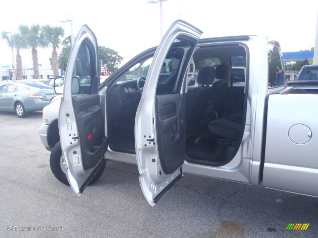 2005 Ram 2500 SLT Quad Cab 4x4 - Bright Silver Metallic / Dark Slate Gray photo #23