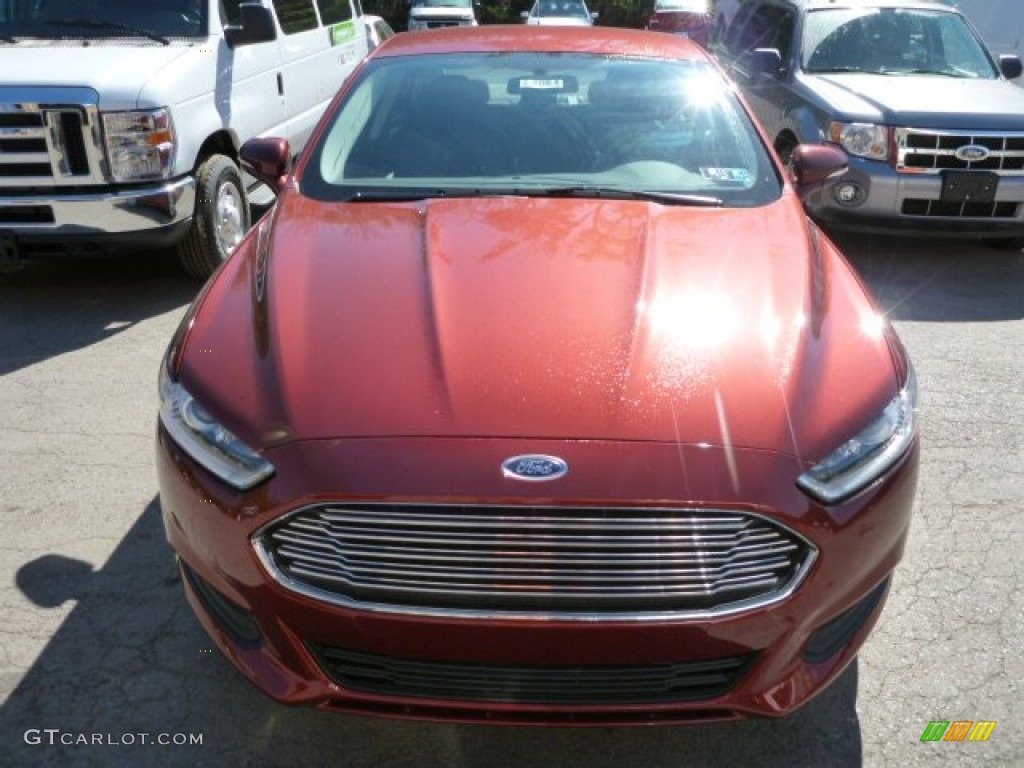 Sunset 2014 Ford Fusion SE Exterior Photo #85856839