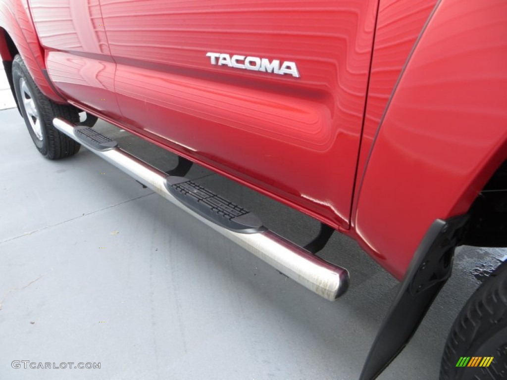 2012 Tacoma SR5 Prerunner Double Cab - Barcelona Red Metallic / Sand Beige photo #15