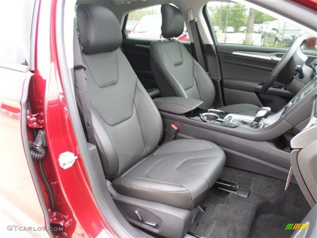 2014 Ford Fusion Energi Titanium Front Seat Photo #85857850