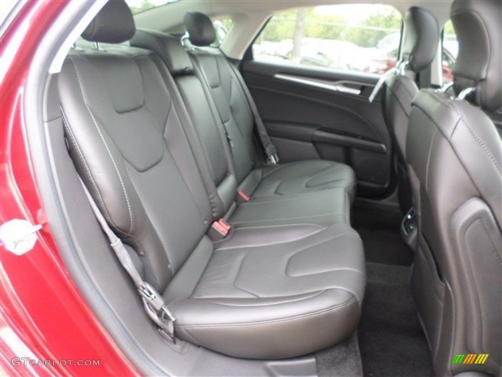2014 Ford Fusion Energi Titanium Rear Seat Photo #85857895