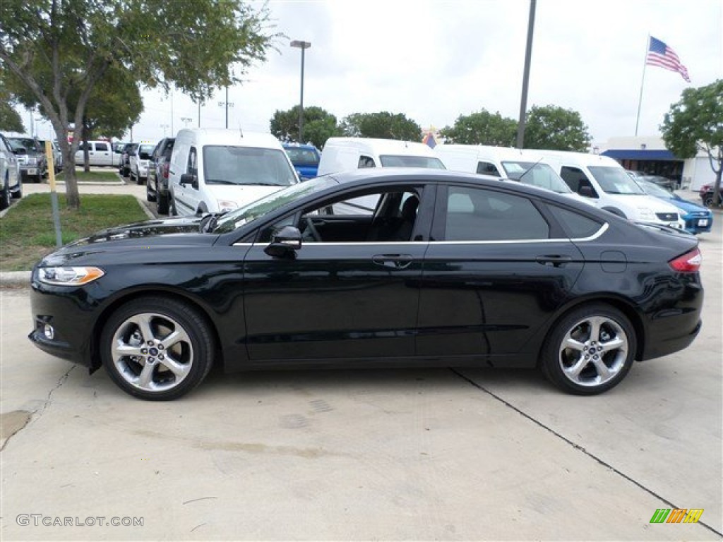 Dark Side 2014 Ford Fusion SE Exterior Photo #85858363