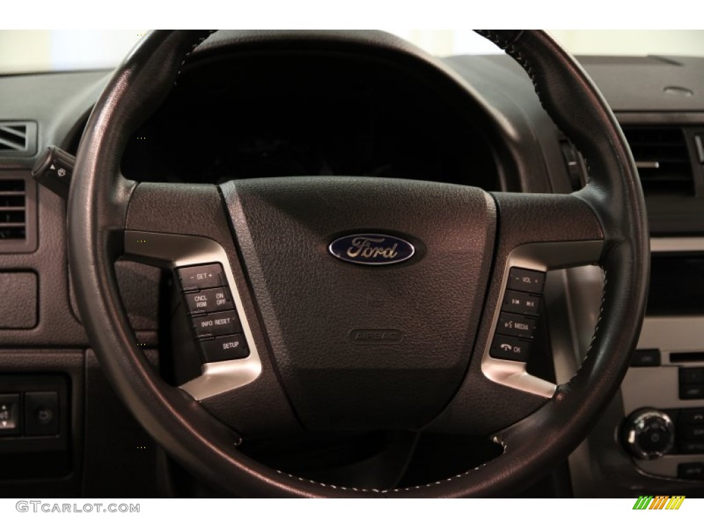 2012 Fusion SEL V6 - Black / Charcoal Black photo #7