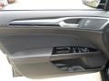 Charcoal Black 2014 Ford Fusion SE Door Panel