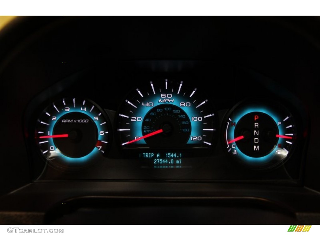 2012 Fusion SEL V6 - Black / Charcoal Black photo #8