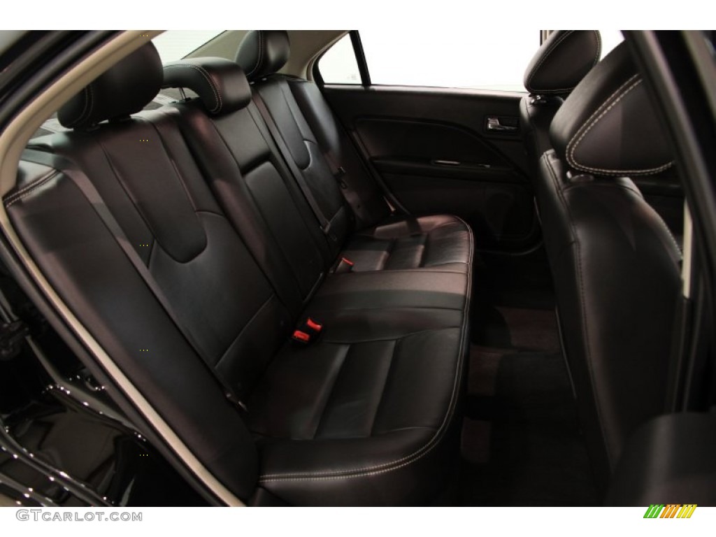 2012 Fusion SEL V6 - Black / Charcoal Black photo #17