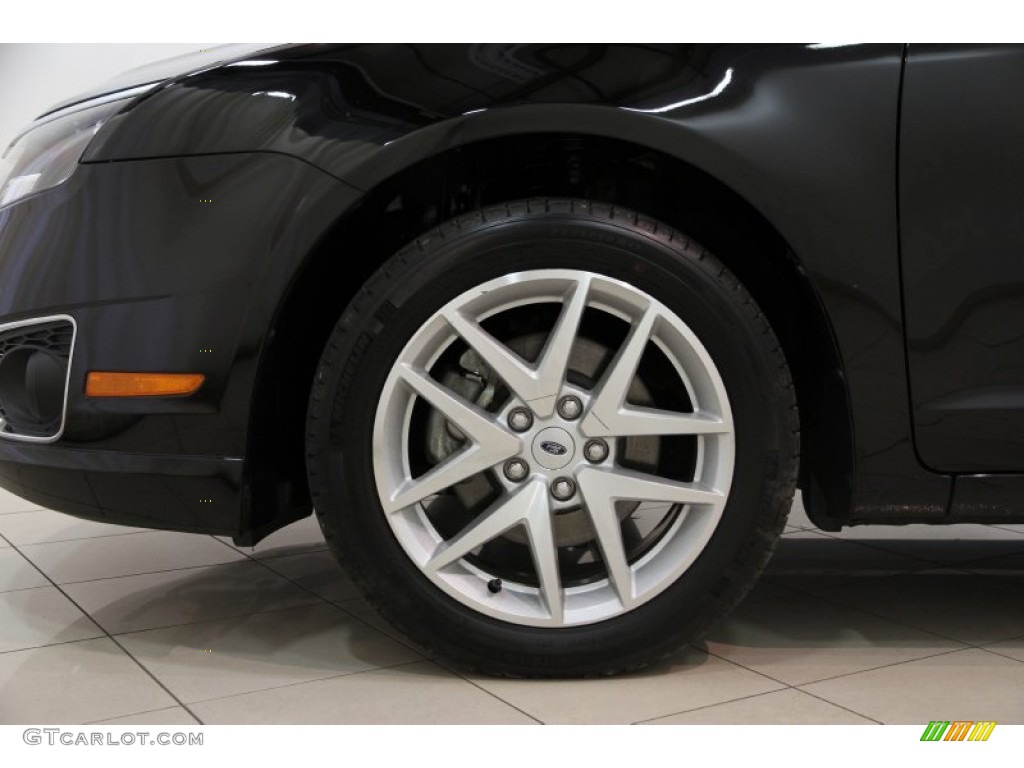 2012 Fusion SEL V6 - Black / Charcoal Black photo #21