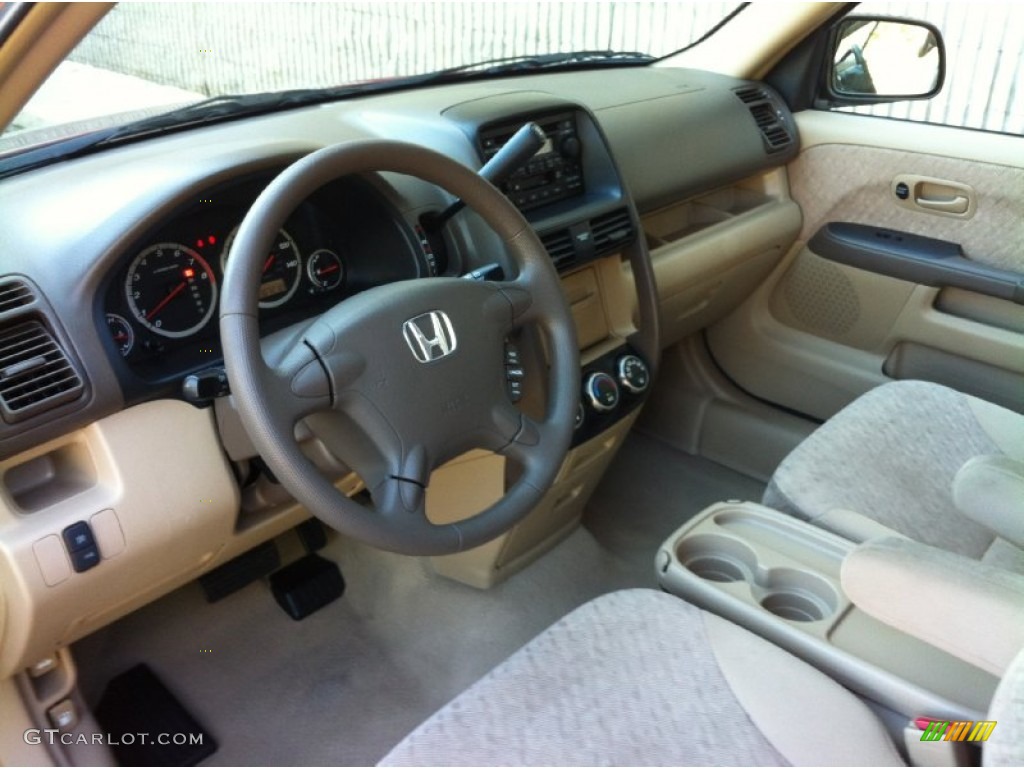 Ivory Interior 2005 Honda CR-V LX 4WD Photo #85859384