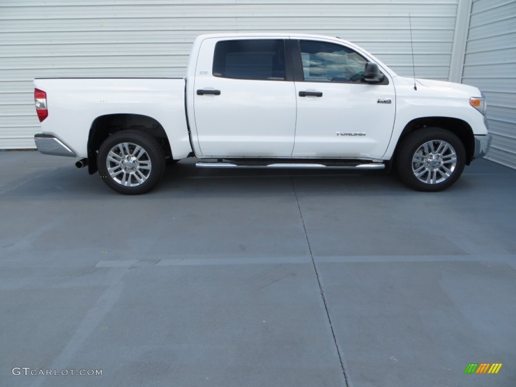 2014 Tundra SR5 Crewmax - Super White / Graphite photo #3