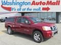 2007 Red Brawn Nissan Titan SE King Cab 4x4 #85854159