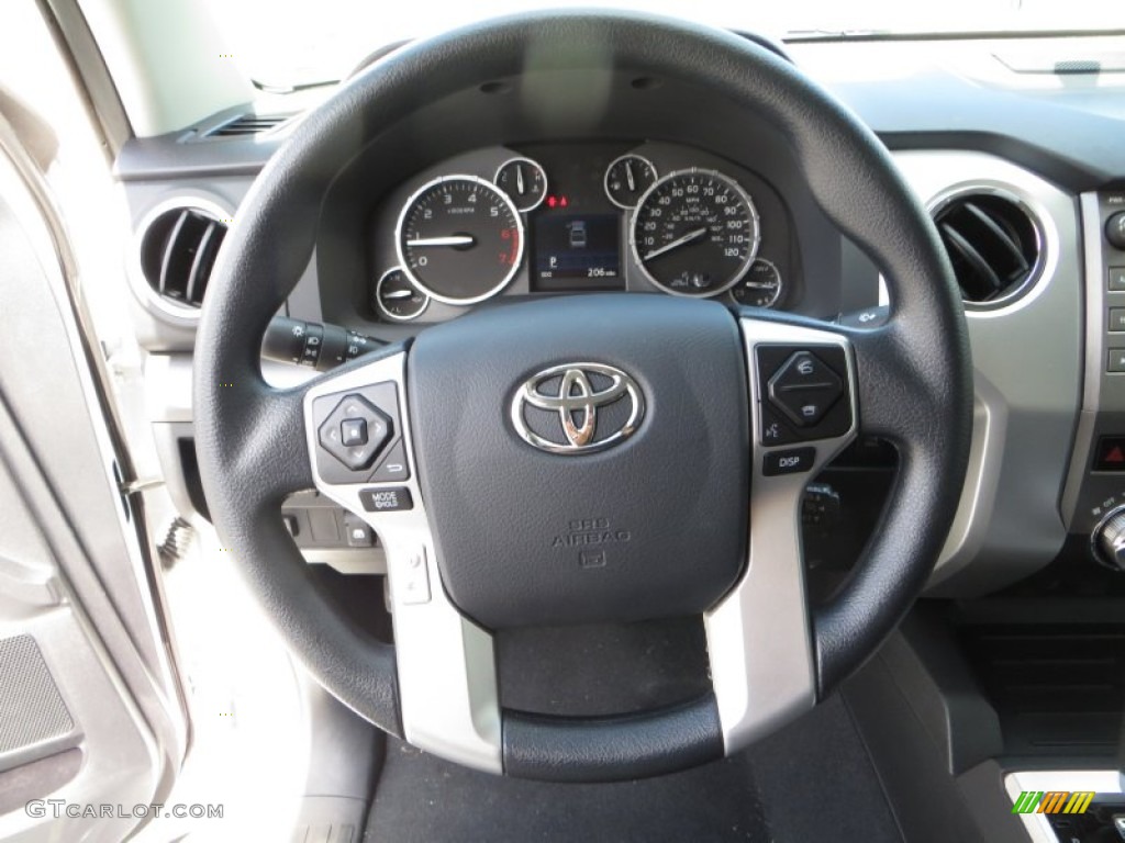 2014 Toyota Tundra SR5 Crewmax Graphite Steering Wheel Photo #85862464