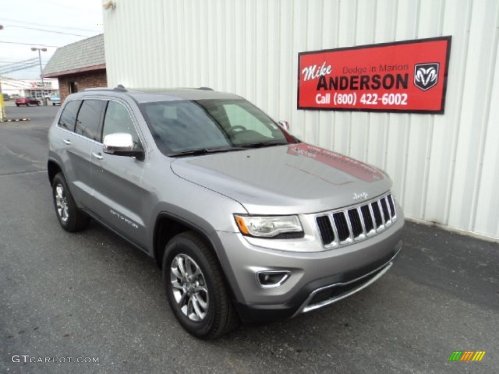 2014 Grand Cherokee Limited 4x4 - Billet Silver Metallic / Morocco Black photo #1