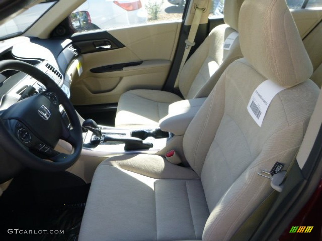 2014 Accord EX Sedan - Basque Red Pearl II / Ivory photo #10