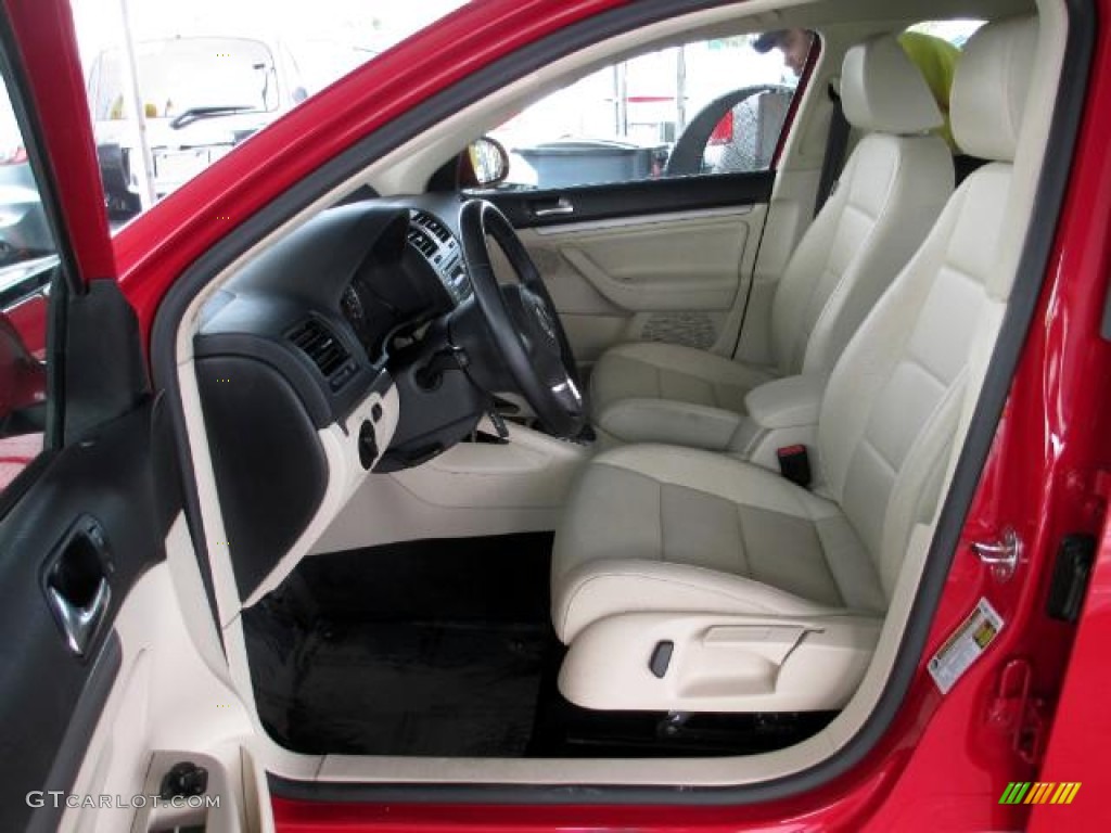 2010 Jetta Limited Edition Sedan - Salsa Red / Cornsilk Beige photo #8