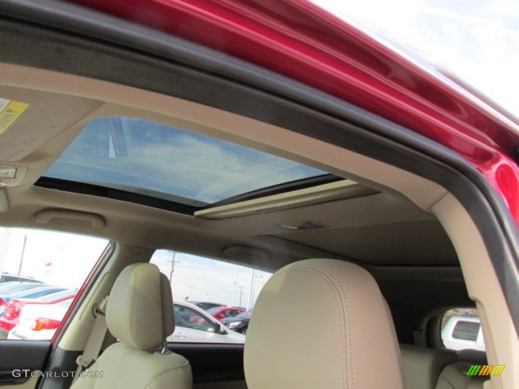 2011 Sorento EX V6 AWD - Spicy Red / Beige photo #8