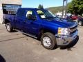 2014 Blue Topaz Metallic Chevrolet Silverado 2500HD LT Crew Cab 4x4  photo #4