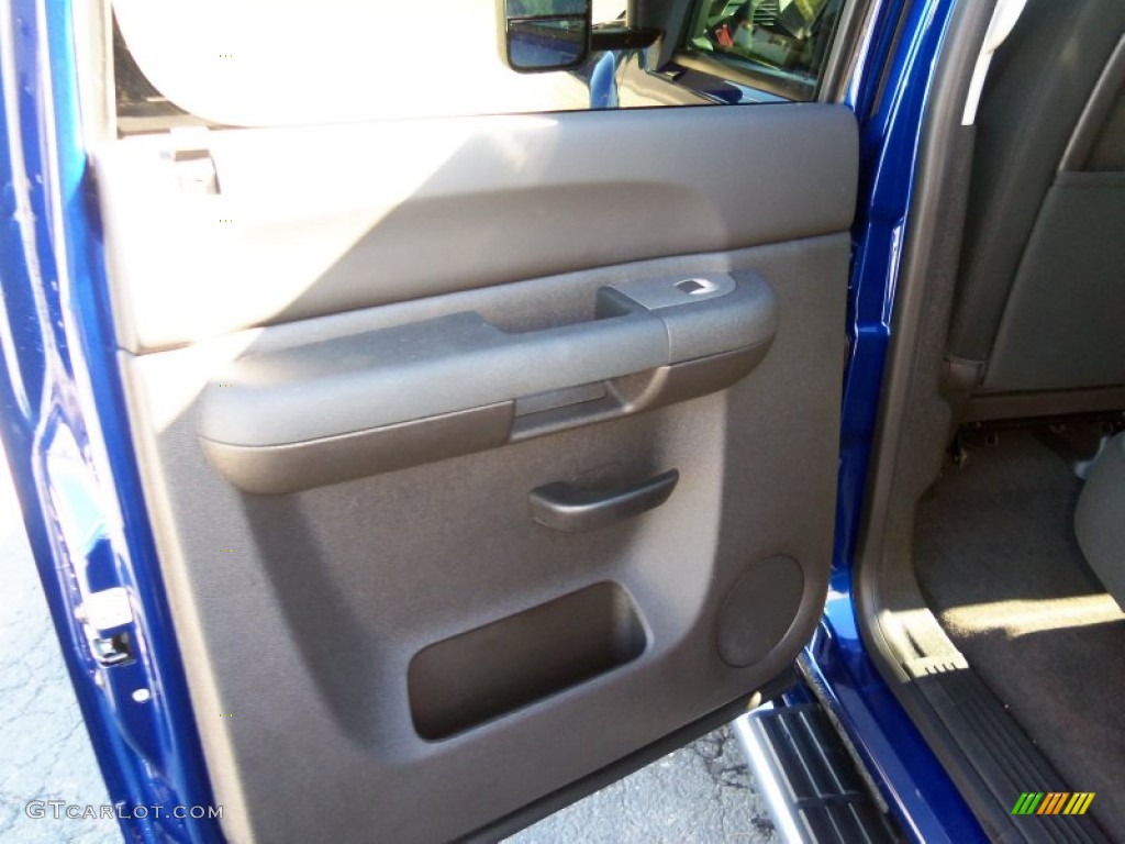 2014 Silverado 2500HD LT Crew Cab 4x4 - Blue Topaz Metallic / Ebony photo #24