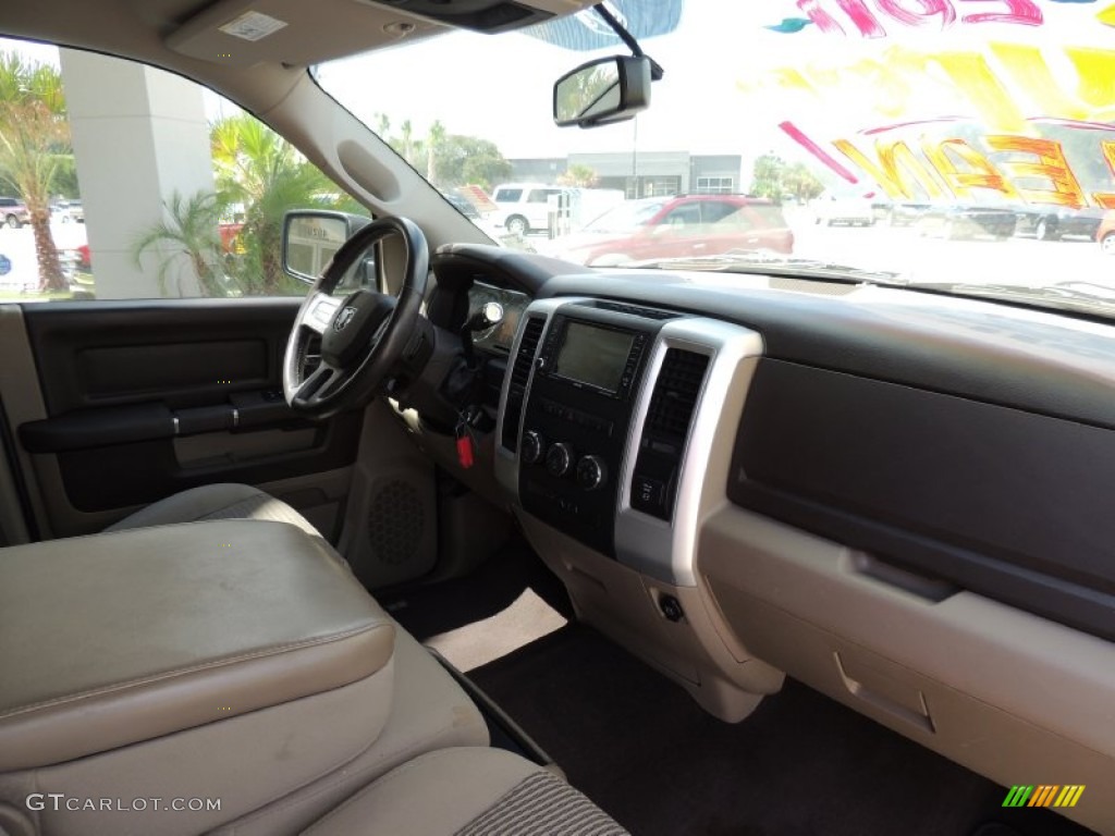 2011 Ram 1500 SLT Crew Cab - White Gold / Light Pebble Beige/Bark Brown photo #6