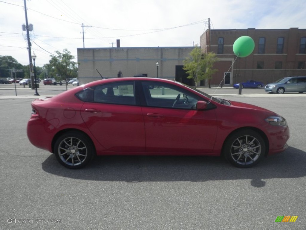 2013 Dart SXT - Redline 2-Coat Pearl / Black photo #2