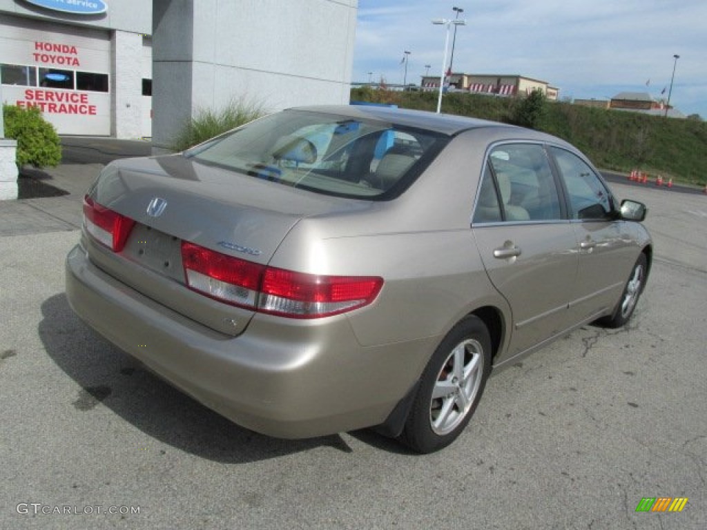 2003 Accord EX-L Sedan - Desert Mist Metallic / Ivory photo #9