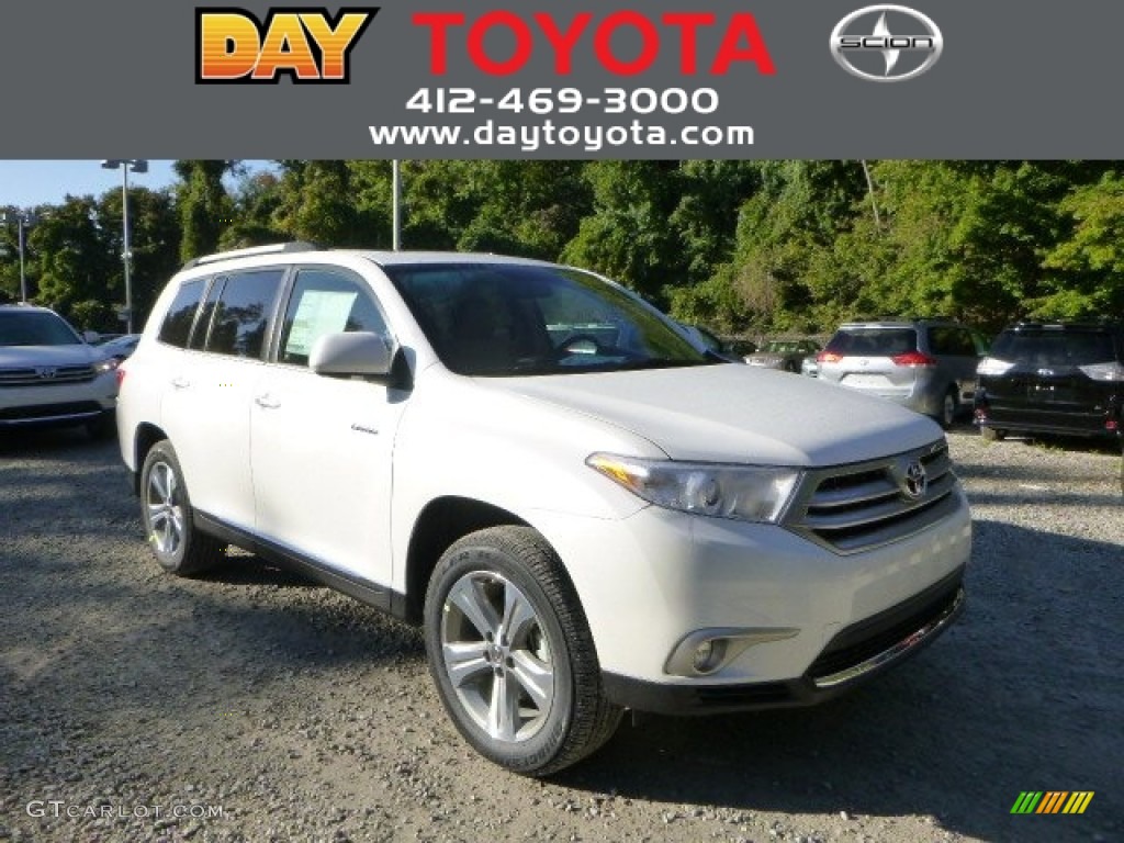 2013 Highlander Limited 4WD - Blizzard White Pearl / Sand Beige photo #1