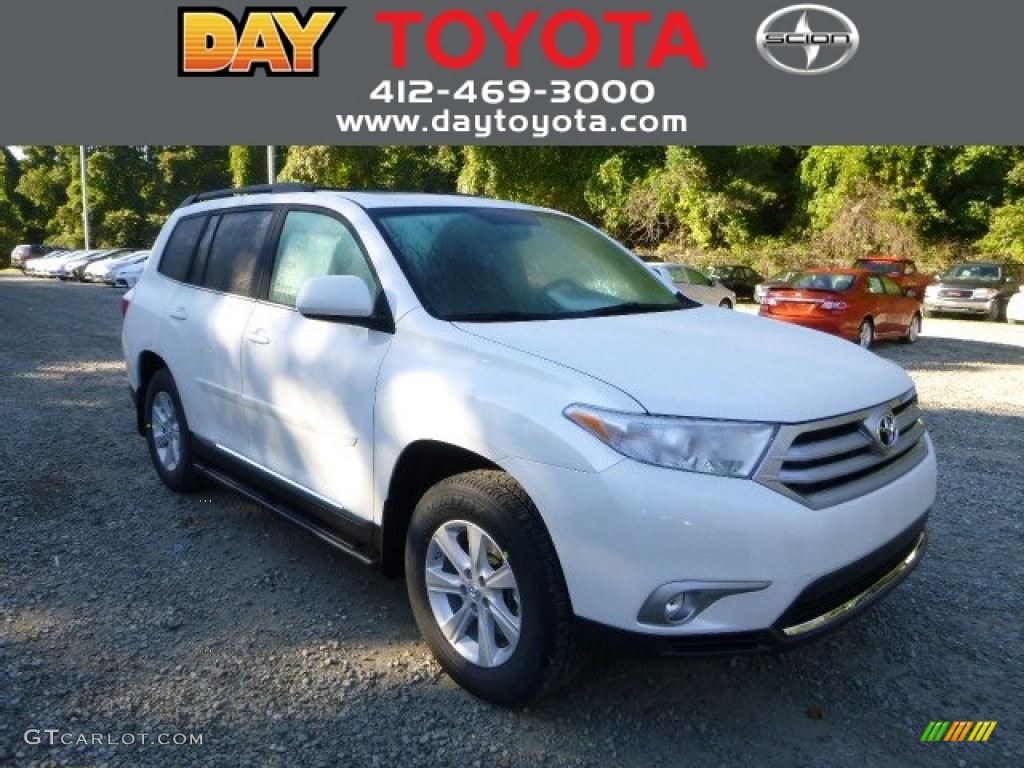 2013 Highlander SE - Blizzard White Pearl / Sand Beige photo #1