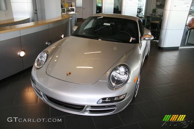 2008 911 Carrera S Coupe - Arctic Silver Metallic / Black photo #23