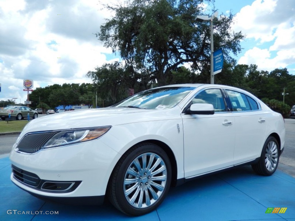 White Platinum Metallic Tri-coat 2014 Lincoln MKS FWD Exterior Photo #85871887