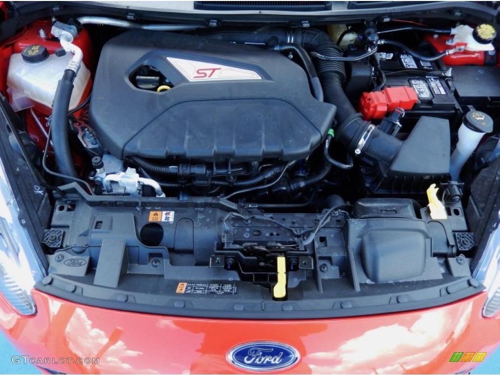 2014 Ford Fiesta ST Hatchback 1.6 Liter EcoBoost DI Turbocharged DOHC 16-Valve Ti-VCT 4 Cylinder Engine Photo #85872819