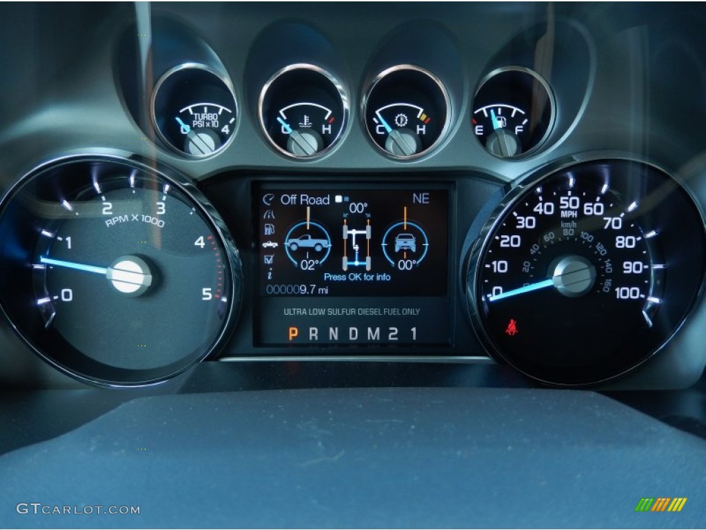 2014 Ford F350 Super Duty Lariat Crew Cab 4x4 Gauges Photo #85873087