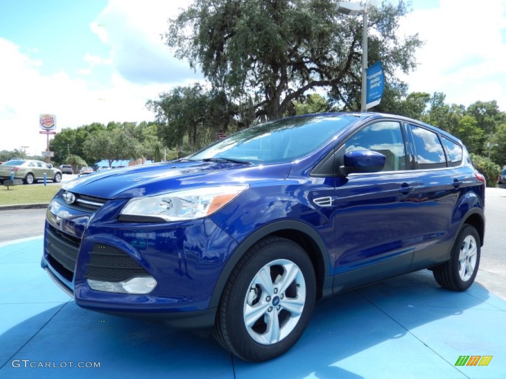 2014 Escape SE 1.6L EcoBoost - Deep Impact Blue / Medium Light Stone photo #1