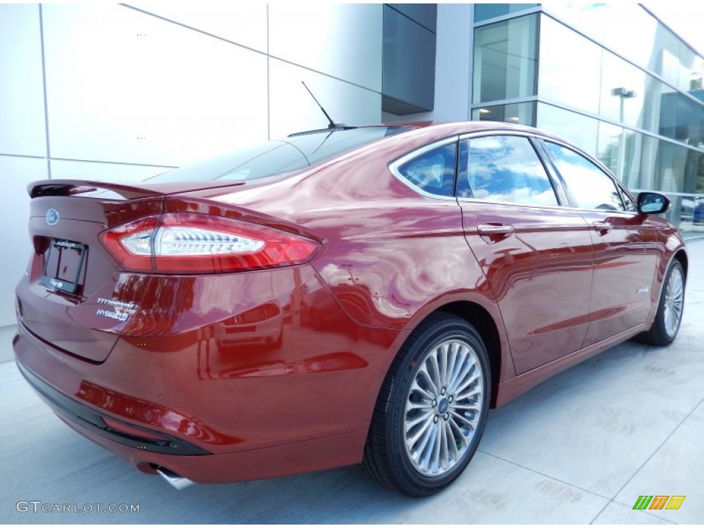 Sunset 2014 Ford Fusion Hybrid Titanium Exterior Photo #85873870