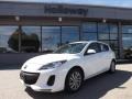 Crystal White Pearl Mica 2012 Mazda MAZDA3 i Grand Touring 5 Door