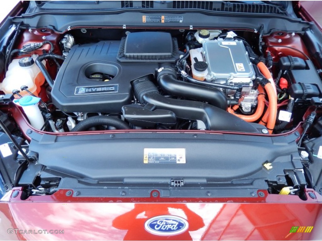 2014 Ford Fusion Hybrid Titanium 2.0 Liter Atkinson-Cycle DOHC 16-Valve 4 Cylinder Gasoline/Electric Hybrid Engine Photo #85874104