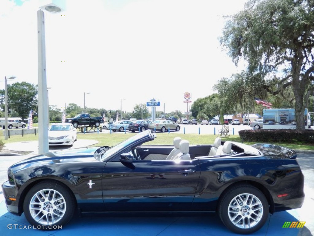 Black 2014 Ford Mustang V6 Premium Convertible Exterior Photo #85874233