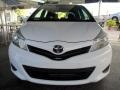 2012 Super White Toyota Yaris LE 5 Door  photo #2