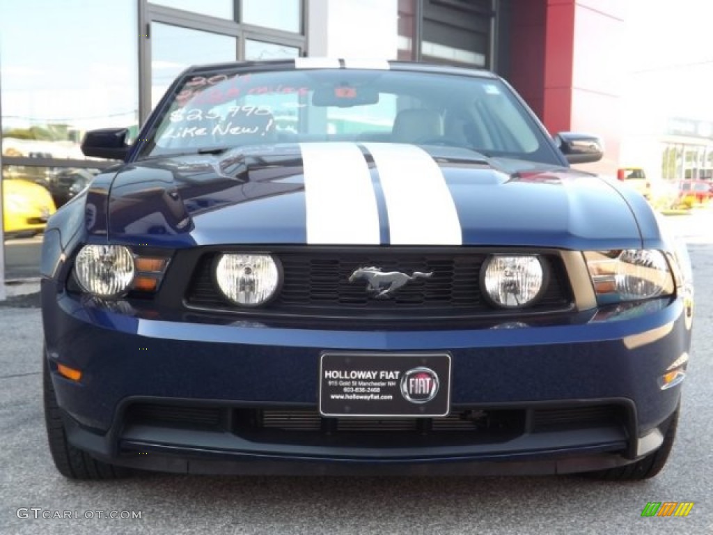 2011 Mustang GT Premium Coupe - Kona Blue Metallic / Stone photo #2