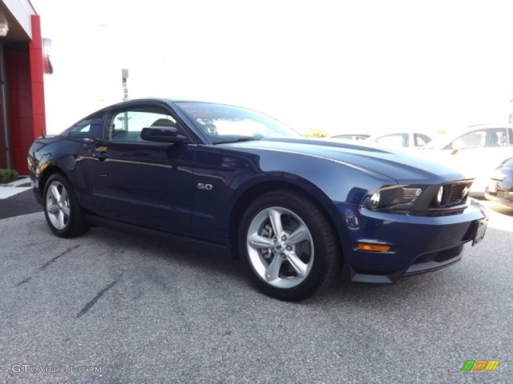 2011 Mustang GT Premium Coupe - Kona Blue Metallic / Stone photo #3