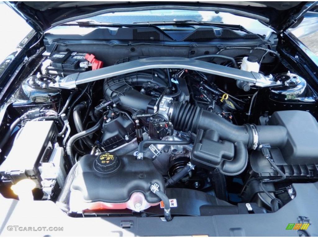 2014 Ford Mustang V6 Premium Convertible 3.7 Liter DOHC 24-Valve Ti-VCT V6 Engine Photo #85874447