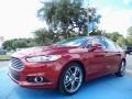 2014 Ruby Red Ford Fusion Titanium  photo #1