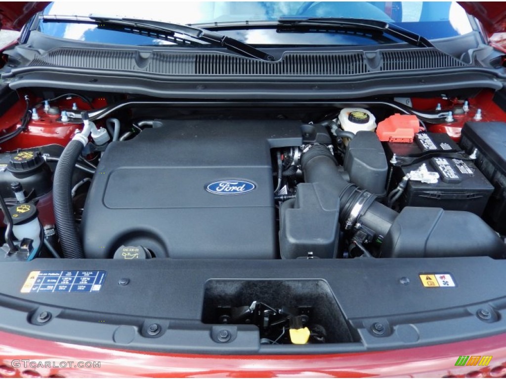 2014 Ford Explorer Limited 3.5 Liter DOHC 24-Valve Ti-VCT V6 Engine Photo #85876099