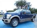 Blue Jeans Metallic 2014 Ford F250 Super Duty King Ranch Crew Cab 4x4 Exterior