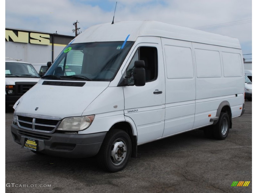 2006 Sprinter Van 3500 High Roof Cargo - Arctic White / Gray photo #1