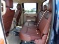 Rear Seat of 2014 F250 Super Duty King Ranch Crew Cab 4x4