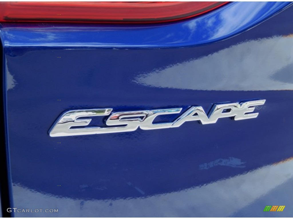 2014 Escape Titanium 1.6L EcoBoost - Deep Impact Blue / Medium Light Stone photo #4